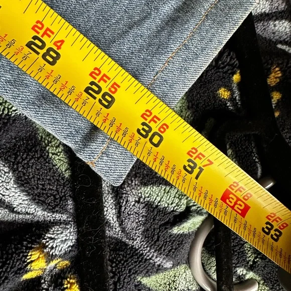 🌸 Lara Erica Embroidered Floral Wide Leg Jeans Size 6 Boho Statement - Picture 12 of 12